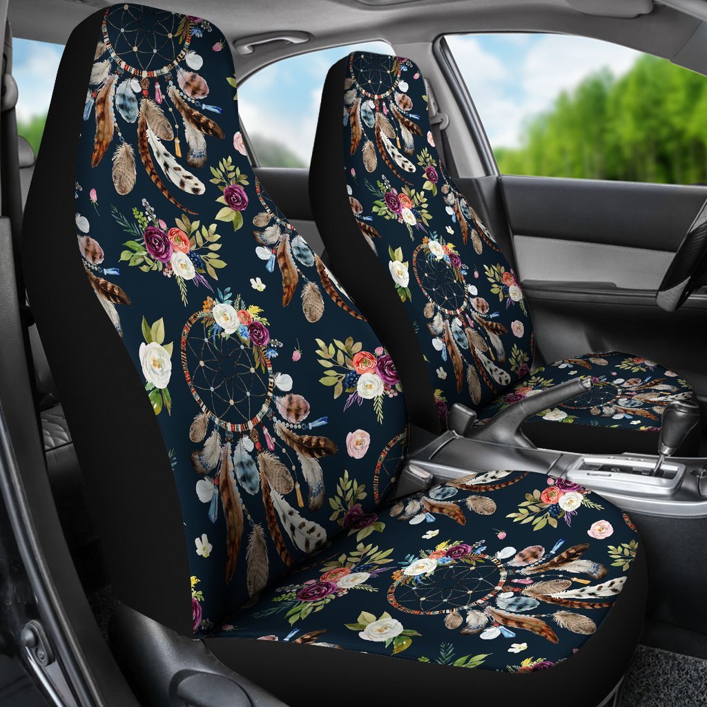 Dream Catcher Feather Boho Universal Fit Car Seat Cover-grizzshop