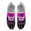 Dream Catcher Flower Bohemian Print White Athletic Shoes-grizzshop