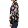 Dream Catcher Flower Boho Feather Pattern Print Men's Bomber Jacket-grizzshop