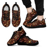 Dream Catcher Native American Boho Feather Pattern Print Black Sneaker Shoes For Men Women-grizzshop