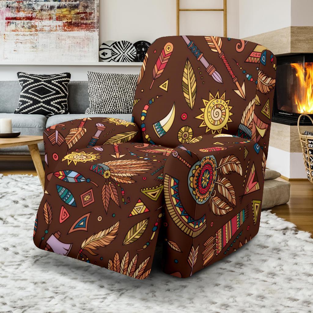 Dream Catcher Native American Boho Feather Recliner Cover-grizzshop