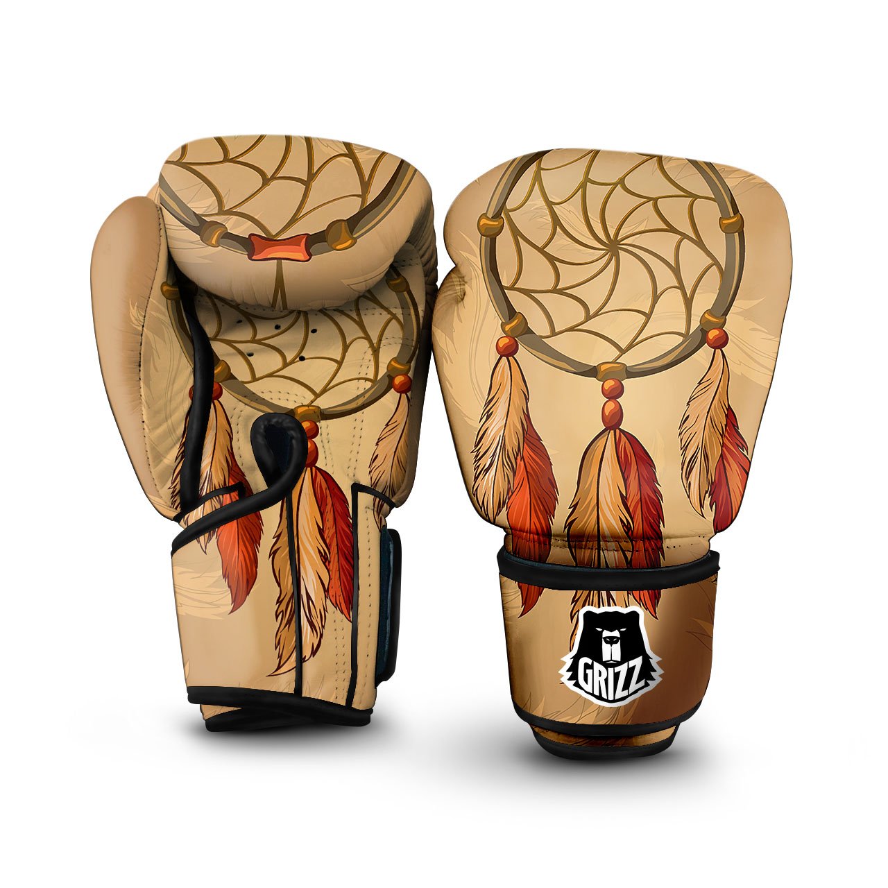 Dream Catcher Native American Print Boxing Gloves-grizzshop