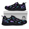 Dream Catcher Purple And Teal Print Pattern Black Sneaker-grizzshop