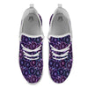 Dream Catcher Purple Boho Print Pattern White Athletic Shoes-grizzshop