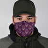 Dream Catcher Purple Feather Face Mask-grizzshop