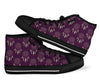 Dream Catcher Purple Feather Men Women's High Top Shoes-grizzshop