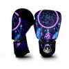 Dream Catcher Purple Native Print Boxing Gloves-grizzshop