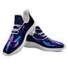 Dream Catcher Purple Native Print White Athletic Shoes-grizzshop