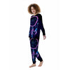 Dream Catcher Purple Native Print Women's Pajamas-grizzshop