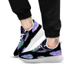 Dream Catcher Teal And Purple Print White Athletic Shoes-grizzshop