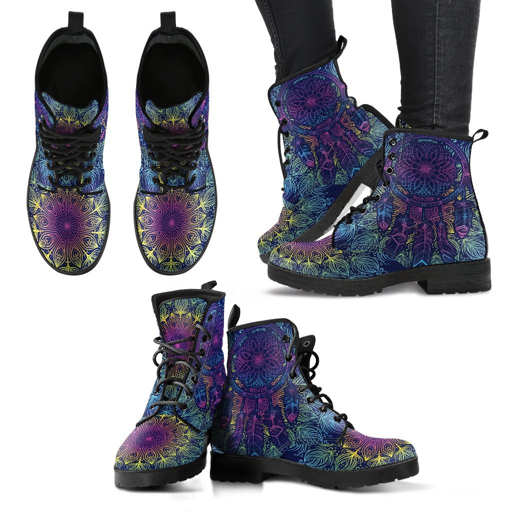 Dream Catcher Women's Leather Boots-grizzshop