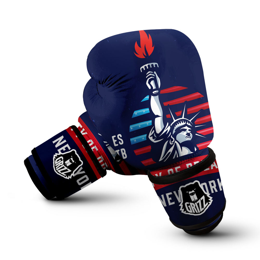 Dream Of Liberty American Print Boxing Gloves-grizzshop