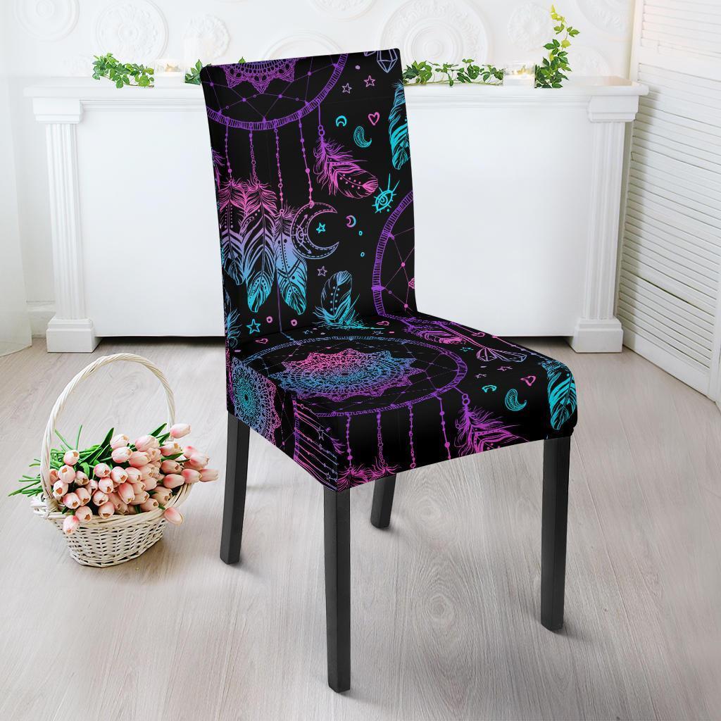 Dream catcher boho mandala Chair Cover-grizzshop