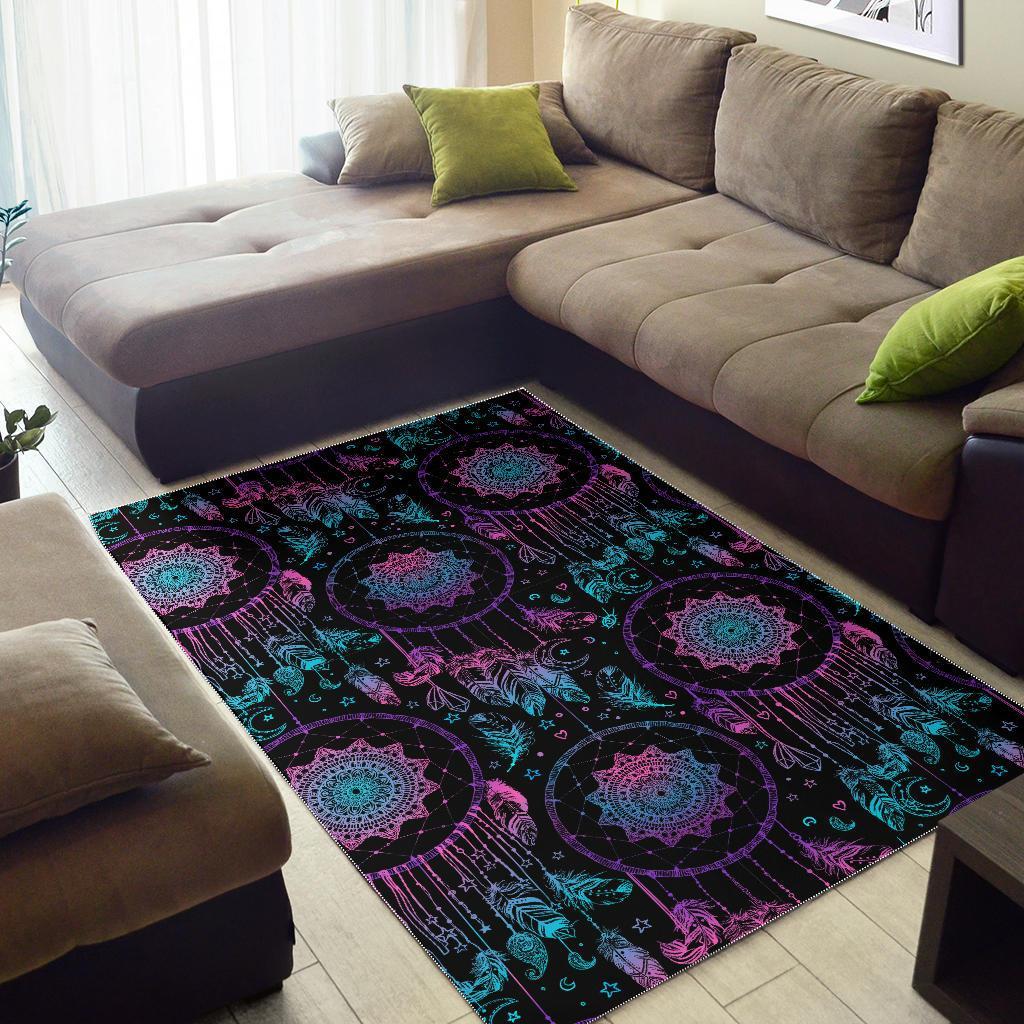 Dream catcher boho mandala Floor Mat-grizzshop