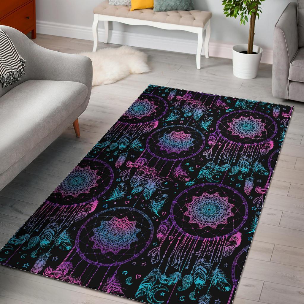 Dream catcher boho mandala Floor Mat-grizzshop