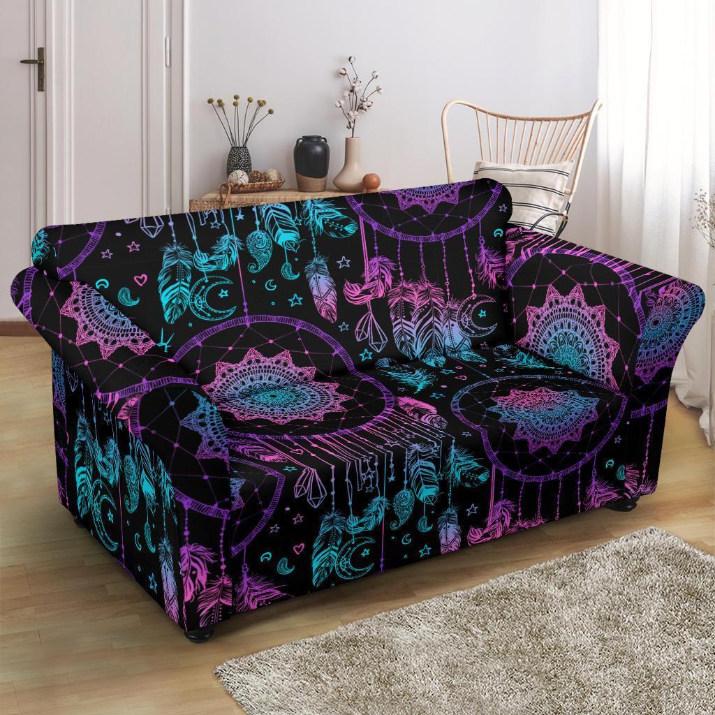 Dream catcher boho mandala Loveseat Cover-grizzshop