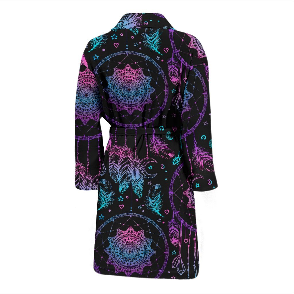 Dream catcher boho mandala Men Long Robe-grizzshop