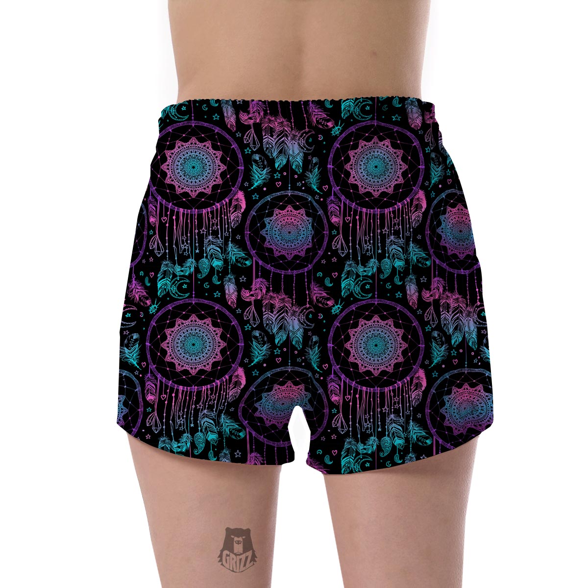 Dream catcher boho mandala Women's Shorts-grizzshop