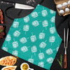 Dreidel Pattern Print Men's Apron-grizzshop