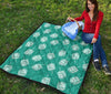 Dreidel Pattern Print Quilt-grizzshop