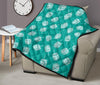 Dreidel Pattern Print Quilt-grizzshop