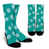 Dreidel Pattern Print Unisex Crew Socks-grizzshop