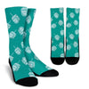 Dreidel Pattern Print Unisex Crew Socks-grizzshop