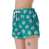 Dreidel Pattern Print Women's Shorts-grizzshop