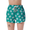 Dreidel Pattern Print Women's Shorts-grizzshop