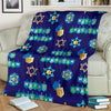 Dreidel Print Pattern Blanket-grizzshop