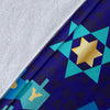 Dreidel Print Pattern Blanket-grizzshop