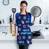 Dreidel Print Pattern Women's Apron-grizzshop