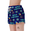 Dreidel Print Pattern Women's Shorts-grizzshop