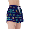 Dreidel Print Pattern Women's Shorts-grizzshop