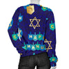 Dreidel Print Pattern Women's Sweatshirt-grizzshop