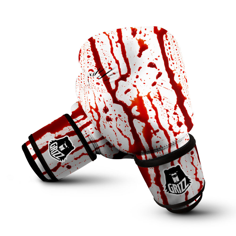 Dripping Blood Boxing Gloves-grizzshop