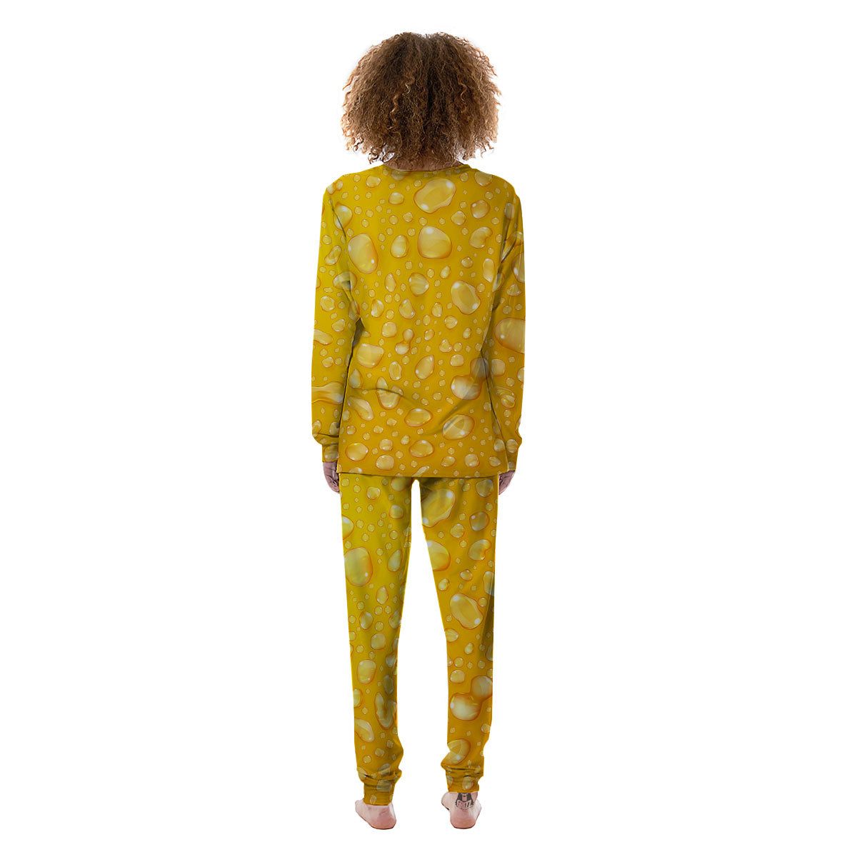 Drops Water On Beer Glass Print Women's Pajamas-grizzshop