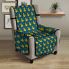 Duck 8-Bit Rubber Print Pattern Armchair Protector-grizzshop