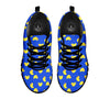 Duck Blue Yellow Print Pattern Black Sneaker-grizzshop