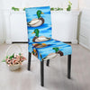 Duck Mallard Pattern Print Chair Cover-grizzshop