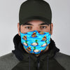 Duck Mallard Pattern Print Face Mask-grizzshop