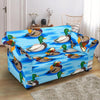 Duck Mallard Pattern Print Loveseat Cover-grizzshop