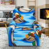 Duck Mallard Pattern Print Recliner Cover-grizzshop