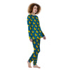 Duck Rubber Pixel Print Pattern Women's Pajamas-grizzshop