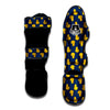 Ducks Rubber Yellow Print Pattern Muay Thai Shin Guards-grizzshop