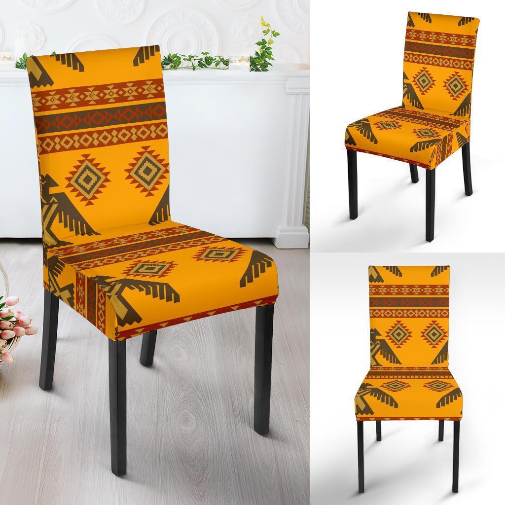 Eagle Aztec Pattern Print Chair Cover-grizzshop