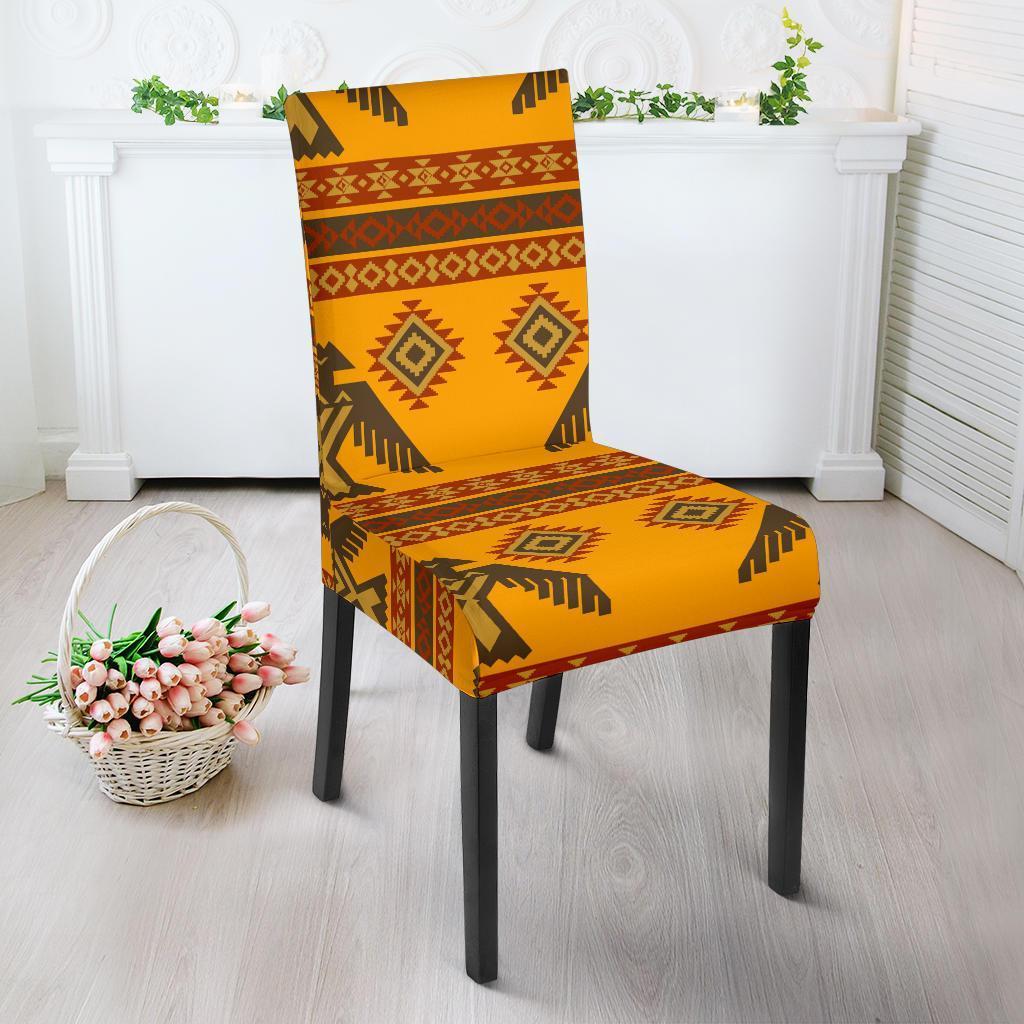 Eagle Aztec Pattern Print Chair Cover-grizzshop