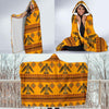 Eagle Aztec Pattern Print Hooded Blanket-grizzshop