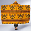 Eagle Aztec Pattern Print Hooded Blanket-grizzshop