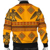 Eagle Aztec Pattern Print Men's Bomber Jacket-grizzshop